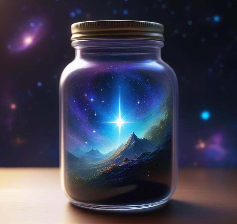 02105-168173230-4427-nebula contained inside a small glass jar  bottle at the ready, bright stars shining in the background, intricate, elegant, high.png